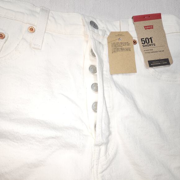 Levi's 501 shorts original 31'' waists a high rise women's - Picture 7 of 7